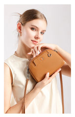 Genuine Leather Women’s Small Crossbody Shoulder Bag