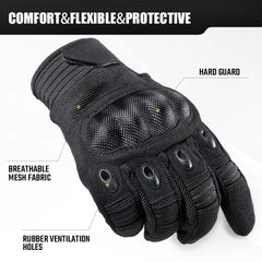 Touch Screen Tactical Gloves – Anti-Skid Outdoor Combat & Cycling Gear for Men
