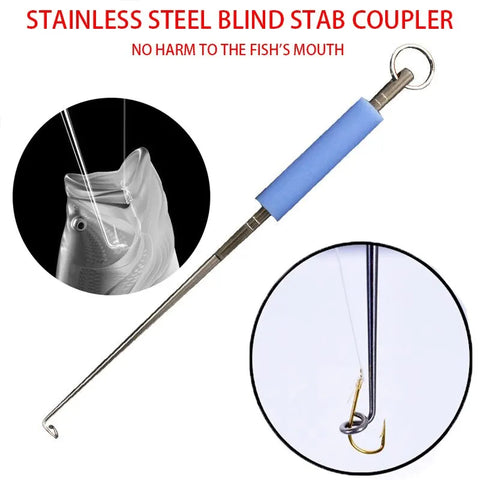 2Pcs Stainless Steel Fishhook Remover Tools