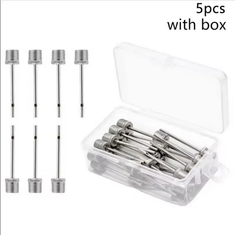 Sport Ball Pump Needles – Stainless Steel Air Valve Adaptors