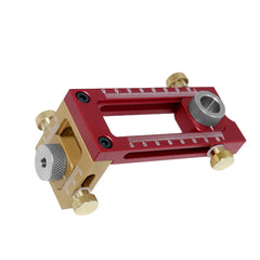 2-in-1 Doweling Jig & Drill Guide – Woodworking Hole Punch Locator