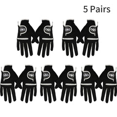 Men’s Golf Glove – Left/Right Hand, Microfiber, Black