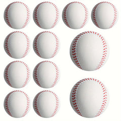 Unisex-Adult Lightweight Training Softball - Durable & Safe Elastic PU Foam Baseball For Indoor/Outdoor Recreation