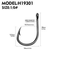 10Pcs High Carbon Steel Barbed Fishhooks
