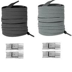 Elastic No-Tie Shoelaces with Press Lock