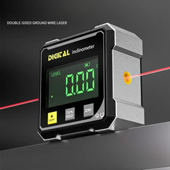 360° Digital Angle Gauge & Magnetic Level