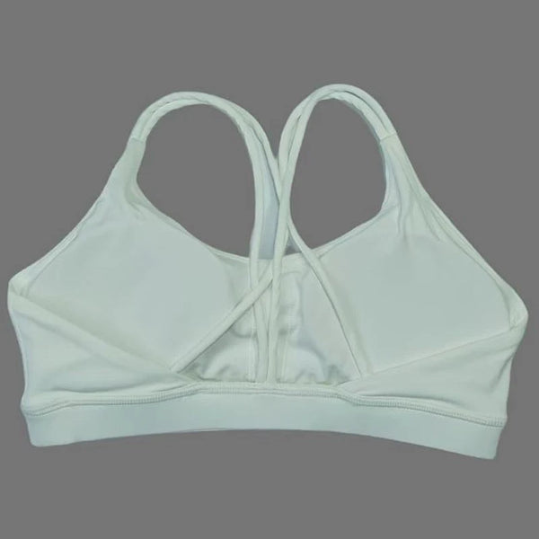 Women’s Sports Bra – Shockproof, Soft, Solid Color