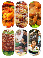 Large Outdoor Stainless Steel Charcoal Grill – Portable Folding BBQ Cooker with Handle, No Installation Needed