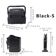 Large Multi-Function Fishing Box & Live Fish Bucket – Thickened Storage Tackle Organizer