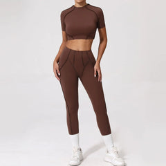 Women’s Seamless High-Waist Yoga Set