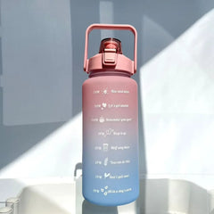 2000ml Large Capacity Gradient Water Bottle – Outdoor Sports & Fitness