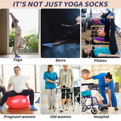 Unisex Silicone Grip Socks – Yoga, Pilates, Trampoline