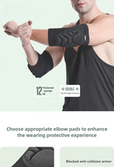 Compression Elbow Pads – Sports Protector Braces (1 Pair)