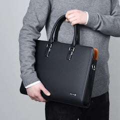 MOTAORA Genuine Leather Laptop Briefcase (14–15.6")