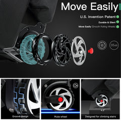 Multifunctional Outdoor Sports Trolley Baseball Bag – Large Capacity, Waterproof