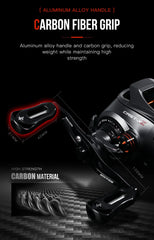 SEASIR Cast X2 7.3:1 Baitcasting Reel – Hybrid Ceramic Bearings & N52 Magnetic Brake