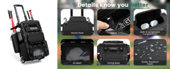 Multifunctional Outdoor Sports Trolley Baseball Bag – Large Capacity, Waterproof