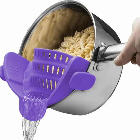 Clip-On Pot Strainer – Adjustable Kitchen Strainer for Pots & Pans