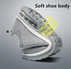 Red Air Running Sneakers – Ultra-Light Breathable Trail Shoes (Up to Size 47)