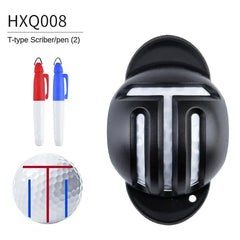 PGM Golf Ball Line Marker Tool with 2 Marker Pens – Alignment & Putting Guide